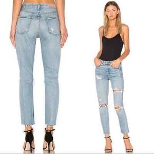 GRLFRND high waist Karolina skinny jeans in a little more love